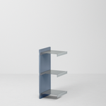 幅30cm × 高さ80cmモジュールの拡張ユニット｜ブルーグレー（薄いブルー）｜ONCEモジュラーシェルフ対応