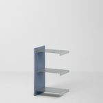 幅45cm × 高さ80cmモジュールの拡張ユニット｜ブルーグレー（薄いブルー）｜ONCEモジュラーシェルフ対応