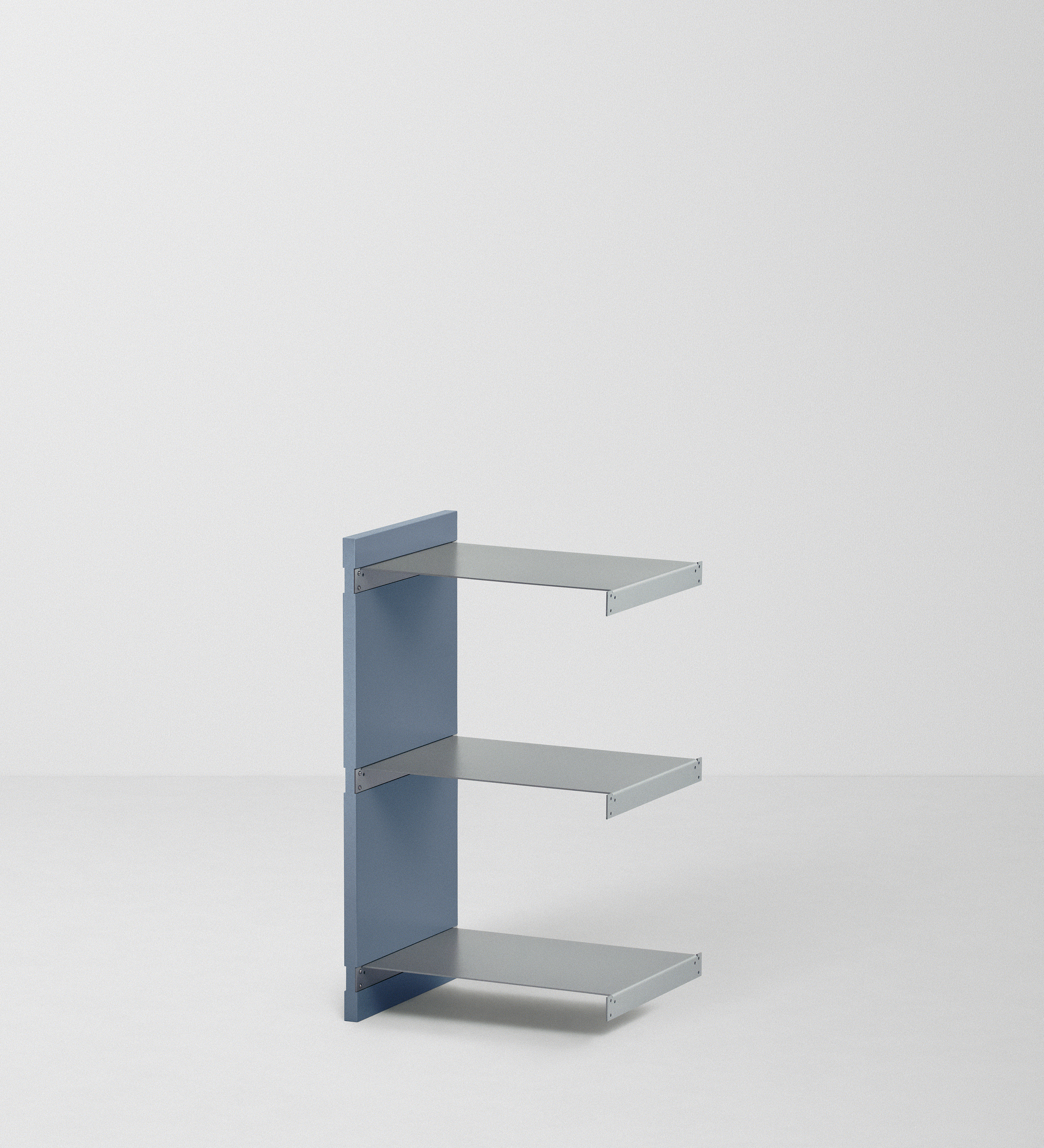 幅45cm × 高さ80cmモジュールの拡張ユニット｜ブルーグレー（薄いブルー）｜ONCEモジュラーシェルフ対応
