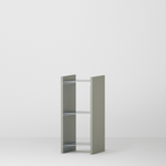 幅35cm × 高さ80cmのモジュラーシェルフ・可動棚｜モスグレー（落ち着いたグレー）｜ローボード、小物収納に