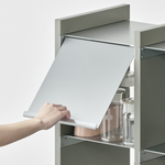 幅30cmモジュール（Shelf 30）用フラップ扉｜着脱式で、棚の両面に使えます