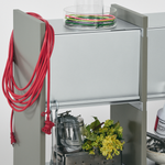 幅45cmモジュール（Shelf 45）用フラップ扉｜着脱式で、棚の両面に使えます