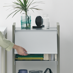 幅45cmモジュール（Shelf 45）用フラップ扉｜着脱式で、棚の両面に使えます