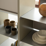 幅100cm   × 高さ146.5cmのモジュラーシェルフ・可動棚｜段違いレイアウトの飾り棚。器や観葉植物のディスプレイに