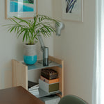 幅50cm × 高さ80cmのモジュラーシェルフ・可動棚｜無塗装｜キッチンラックサイドボード、小さな収納に