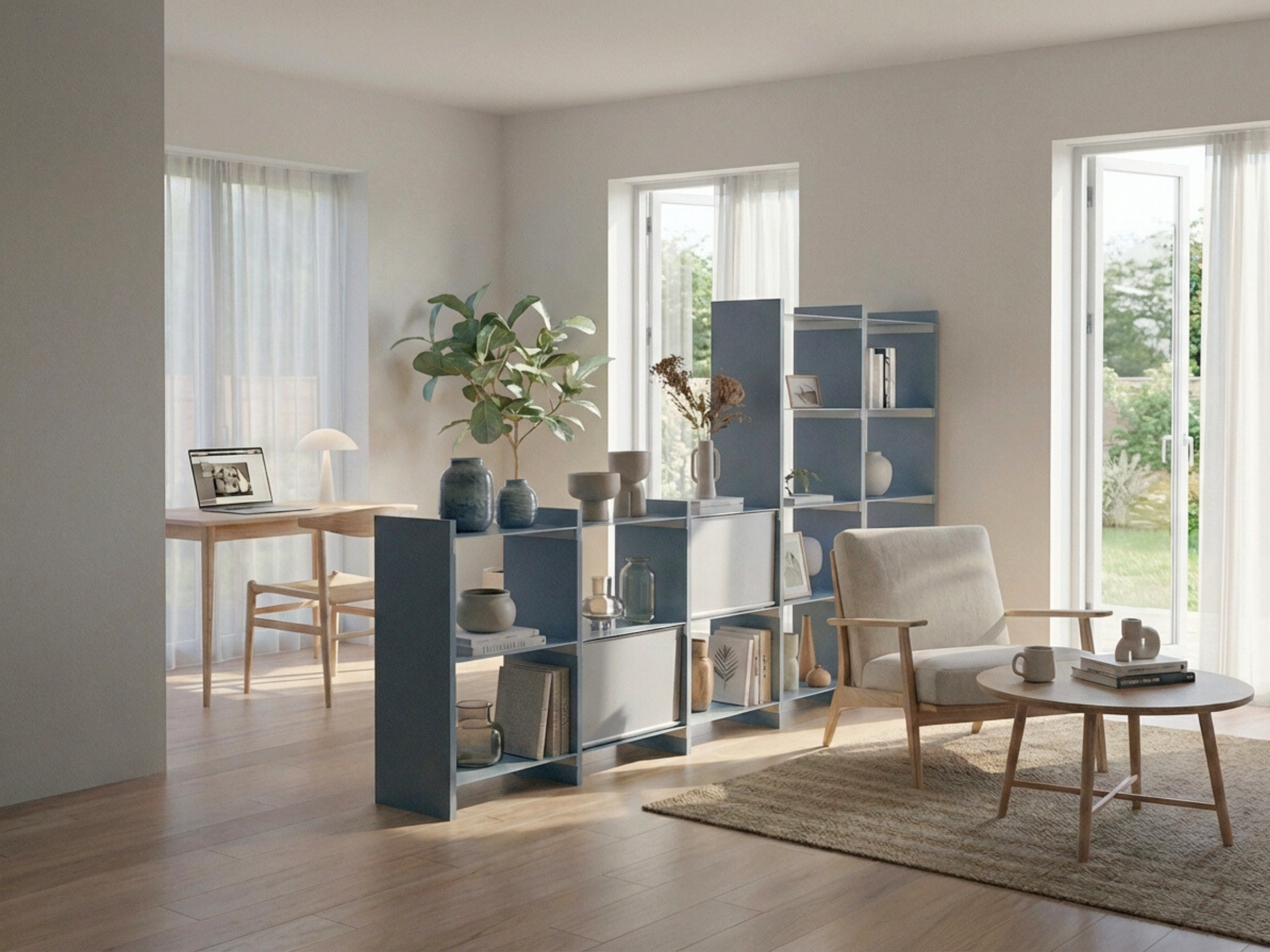 抜け感が、落ち着きをつくる。
